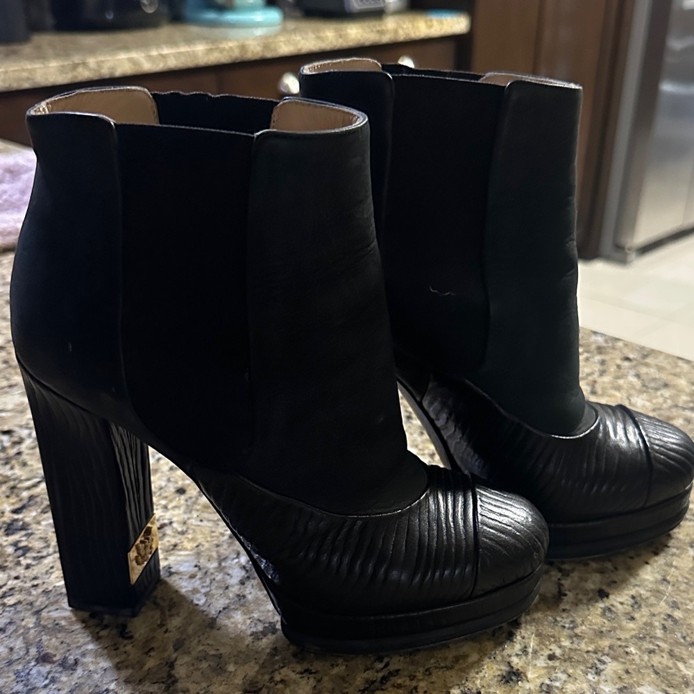 Chanel Bootie Black Platform - image 1